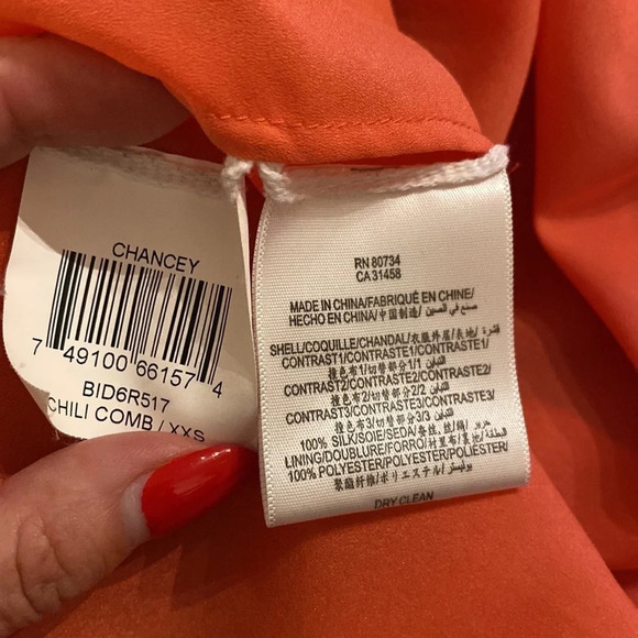 BCBGMAXAZRIA silk dress size XXS - Picture 6 of 6